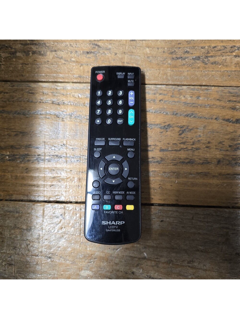 Sharp GA470WJSB Remote Control